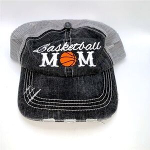Katydid Distressed Gray “Basketball Mom” Hat